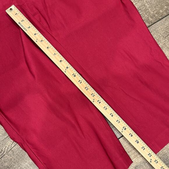 Lane Bryant Signature Fit Slim Berry Capri Pant Size 20 - Picture 5 of 6